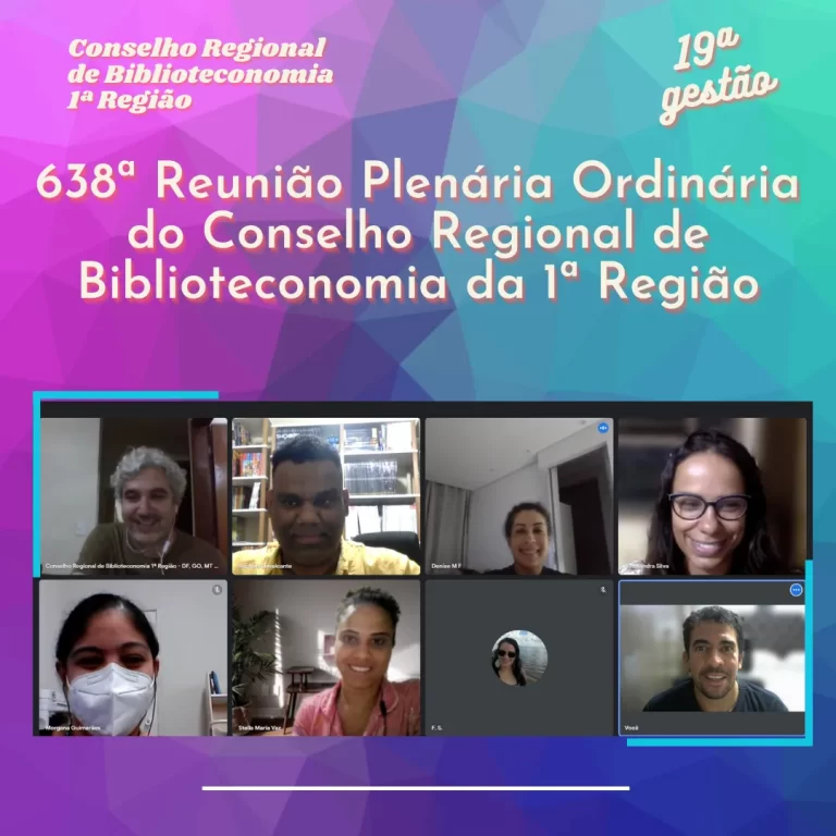 CRB-1 REALIZA 638ª REUNIÃO PLENÁRIA