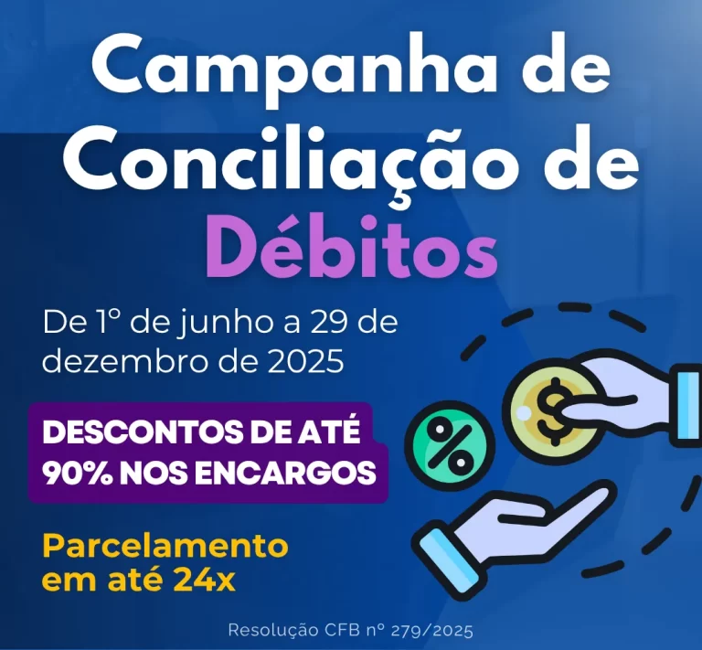 Campanha Nacional de Conciliação de Débitos: Profissionais têm até 29 de dezembro para regularizar pendências com condições especiais