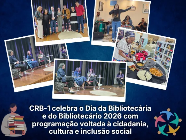 CRB-1 celebra o Dia da Bibliotecária e do Bibliotecário 2026 com programação voltada à cidadania, cultura e inclusão social